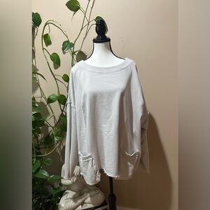 XL Liv by Habitat Gray Oversized Sweatshirt